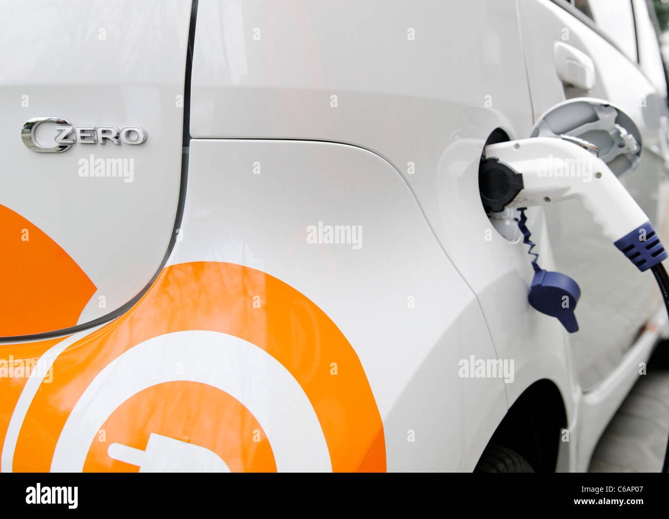 First serial produced, complete electric car in Germany, Citroen CZero