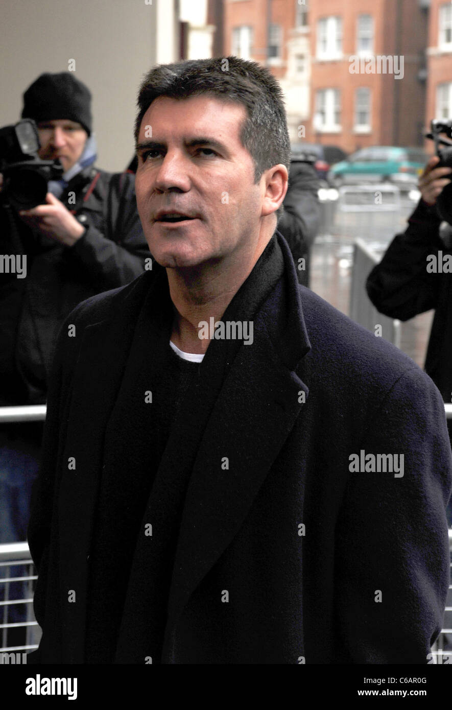 Simon Cowell The judges arrive for 'Britains Got Talent' auditions at