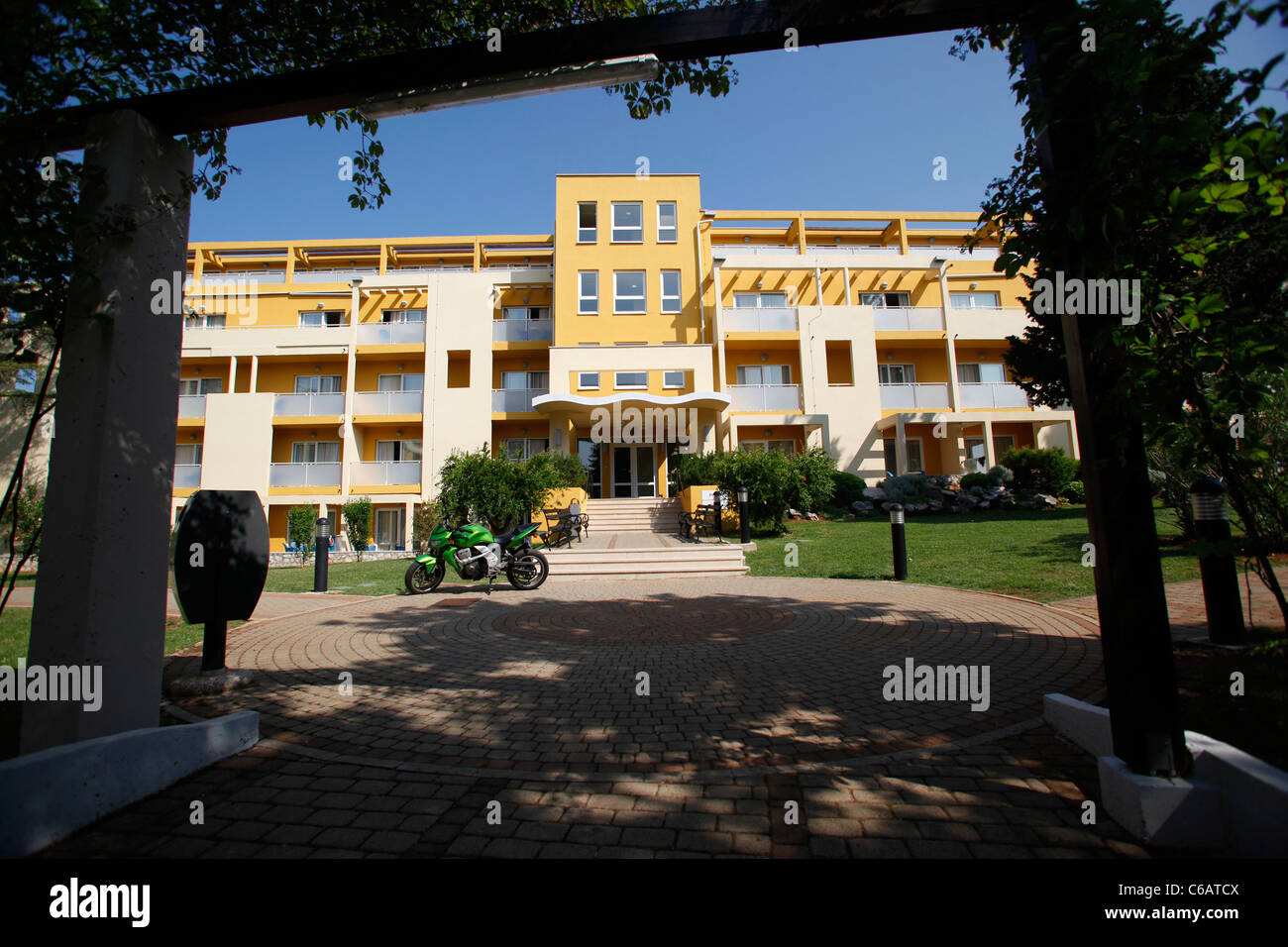 Sol Garden Istra Hotel in Umag,Croatia Stock Photo