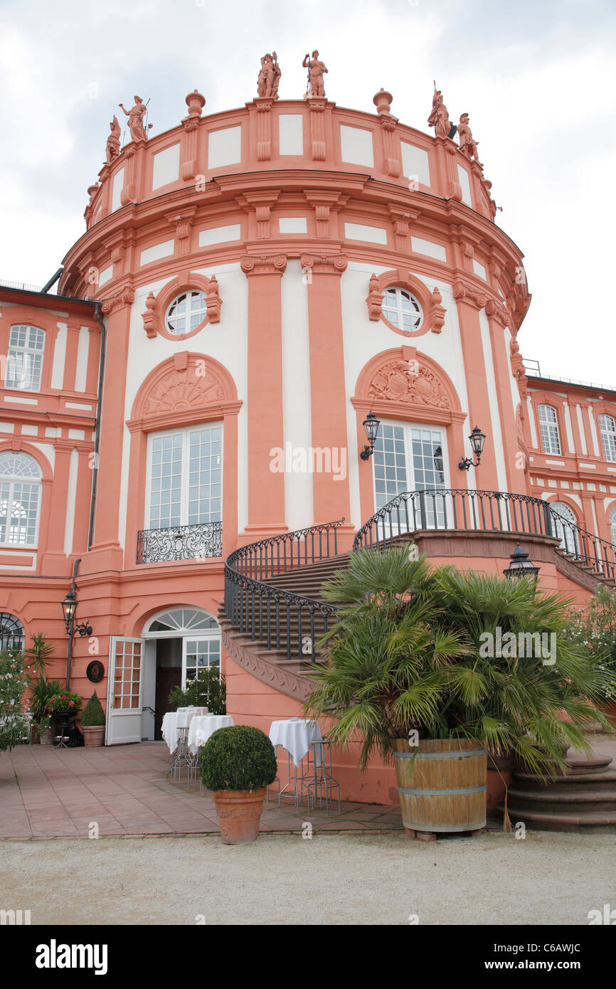 Biebrich Castle, Wiesbaden, Germany Stock Photo