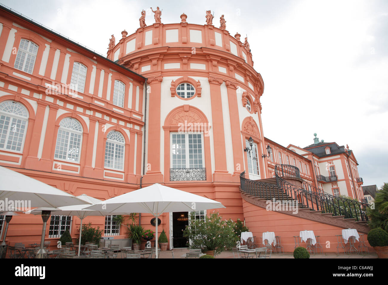 Biebrich Castle, Wiesbaden, Germany Stock Photo