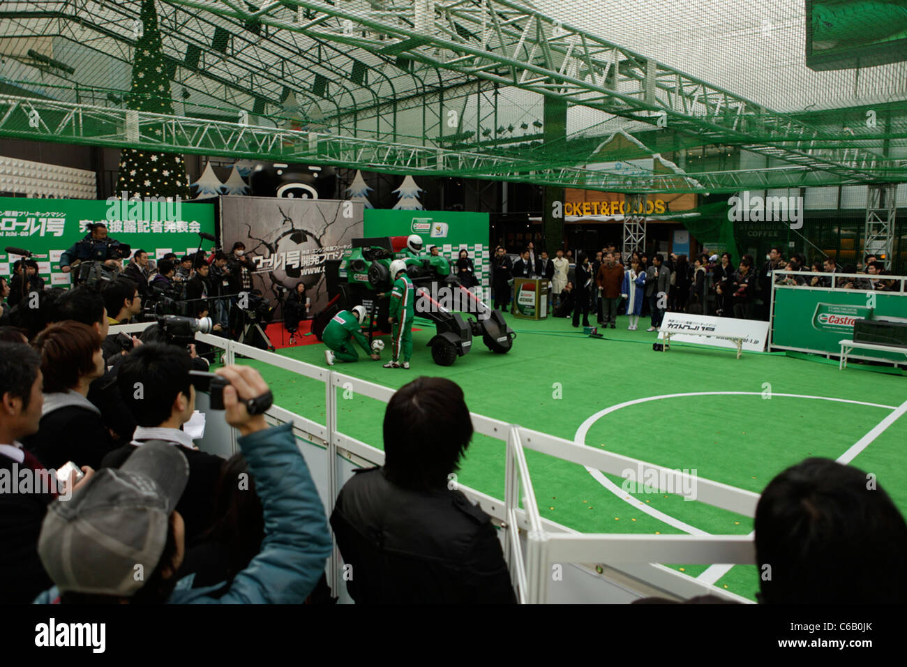 Castrol Robot Kicks Balls At 120MPH Will robots eventually beat us at