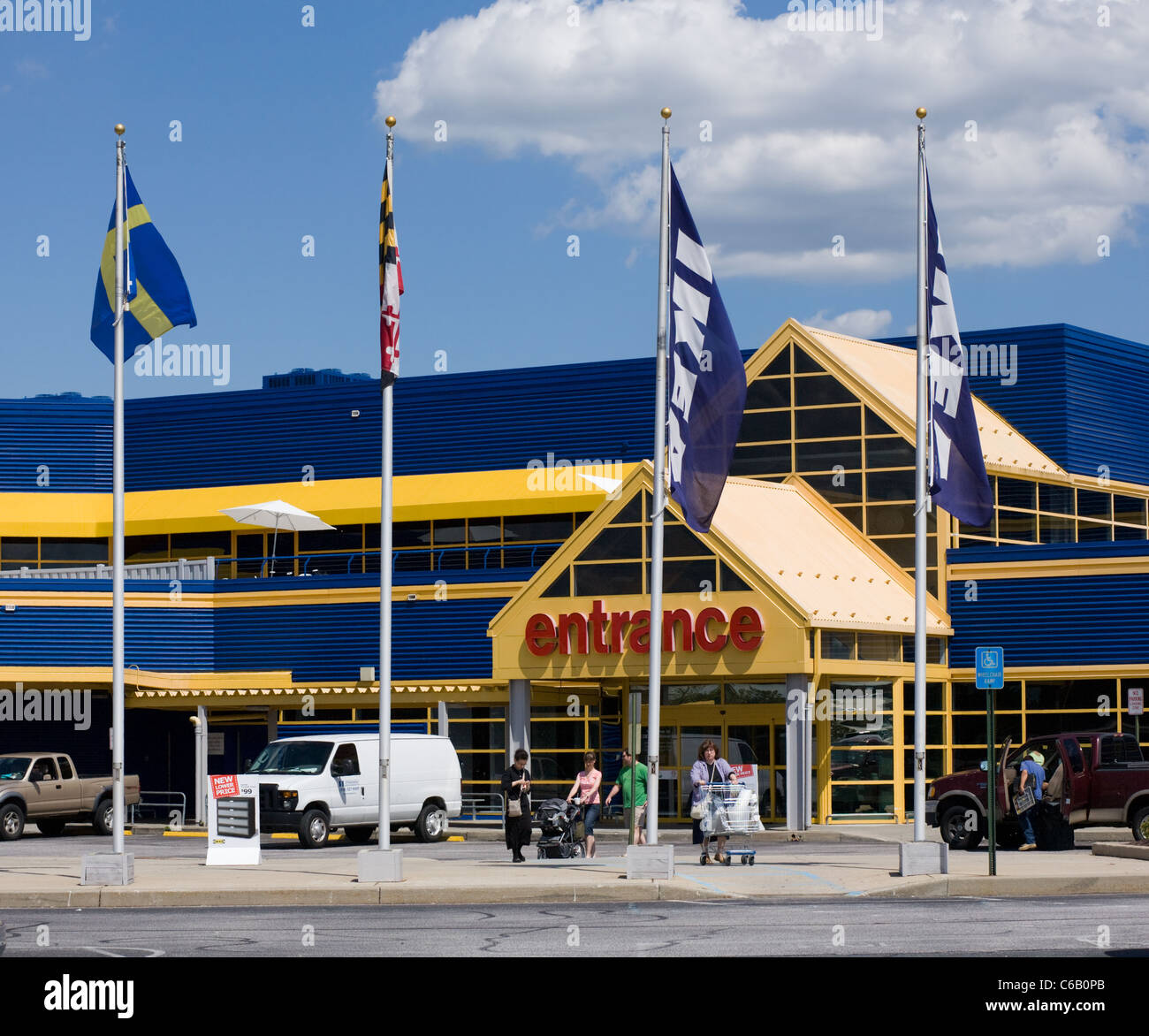 IKEA Store near Baltimore, Maryland, USA Stock Photo