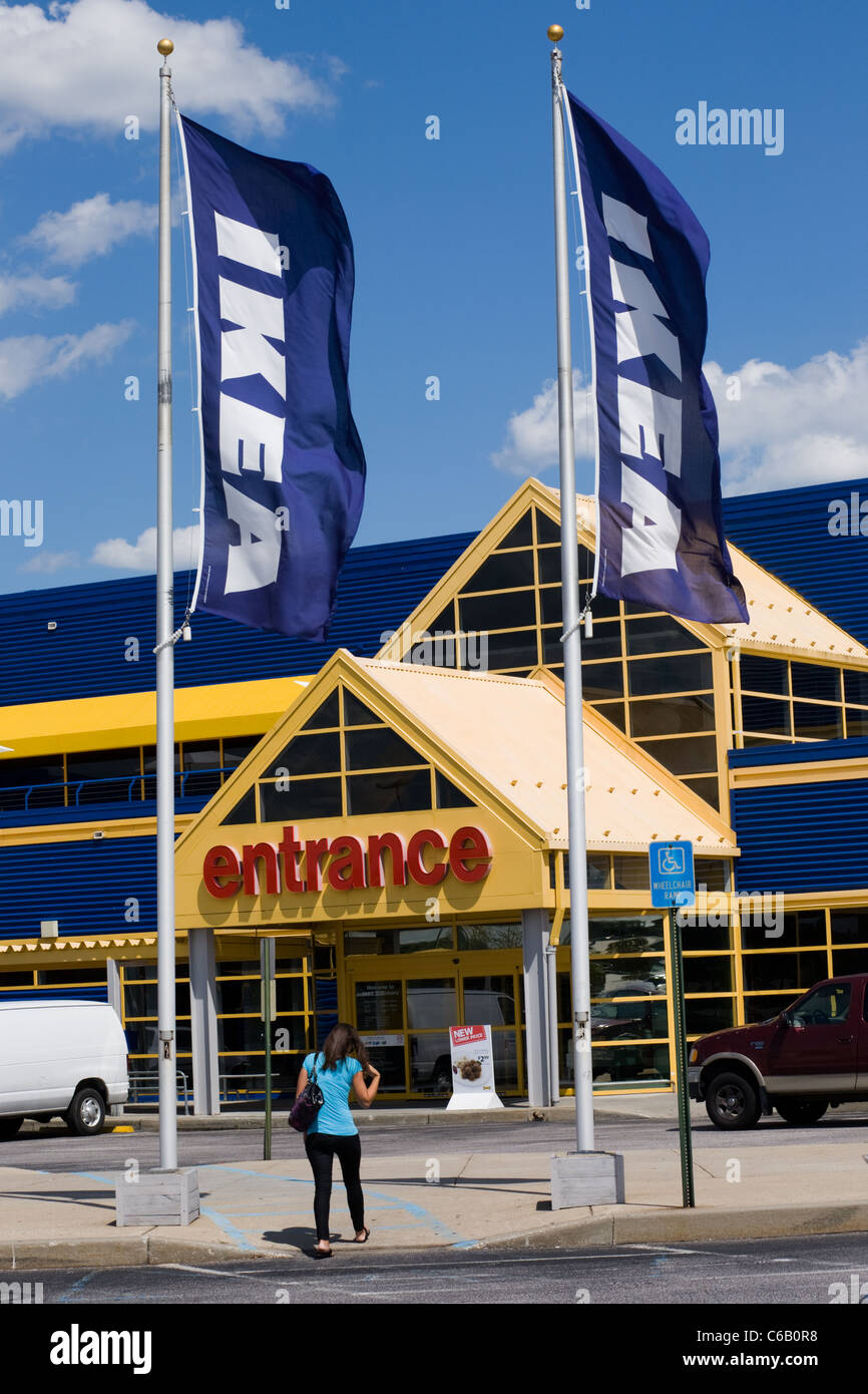 IKEA Store near Baltimore, Maryland, USA Stock Photo