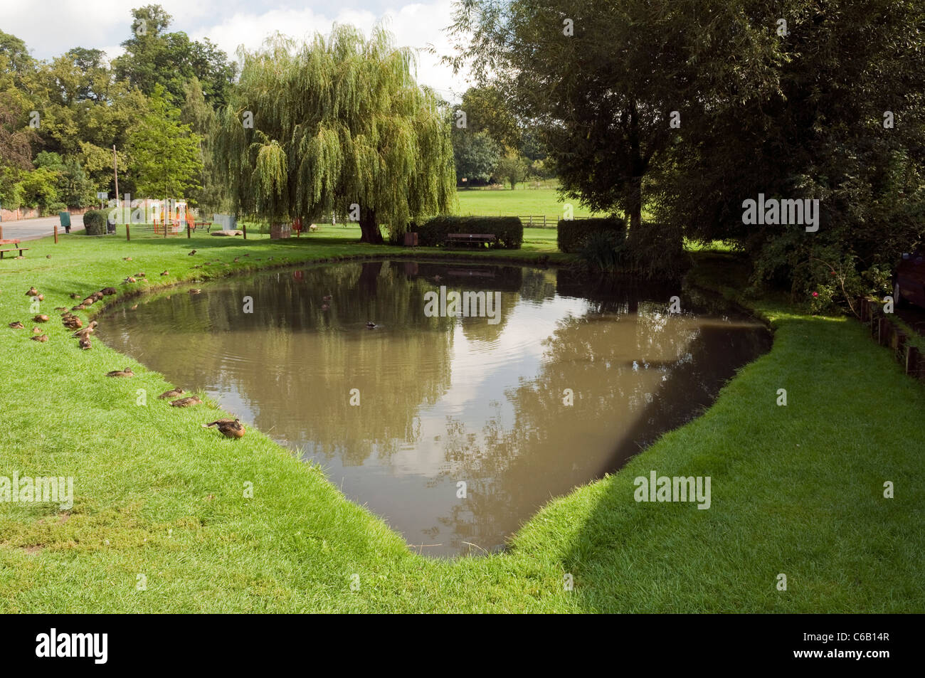 Chalfont St Giles village pond Bucks UK Stock Photo Alamy
