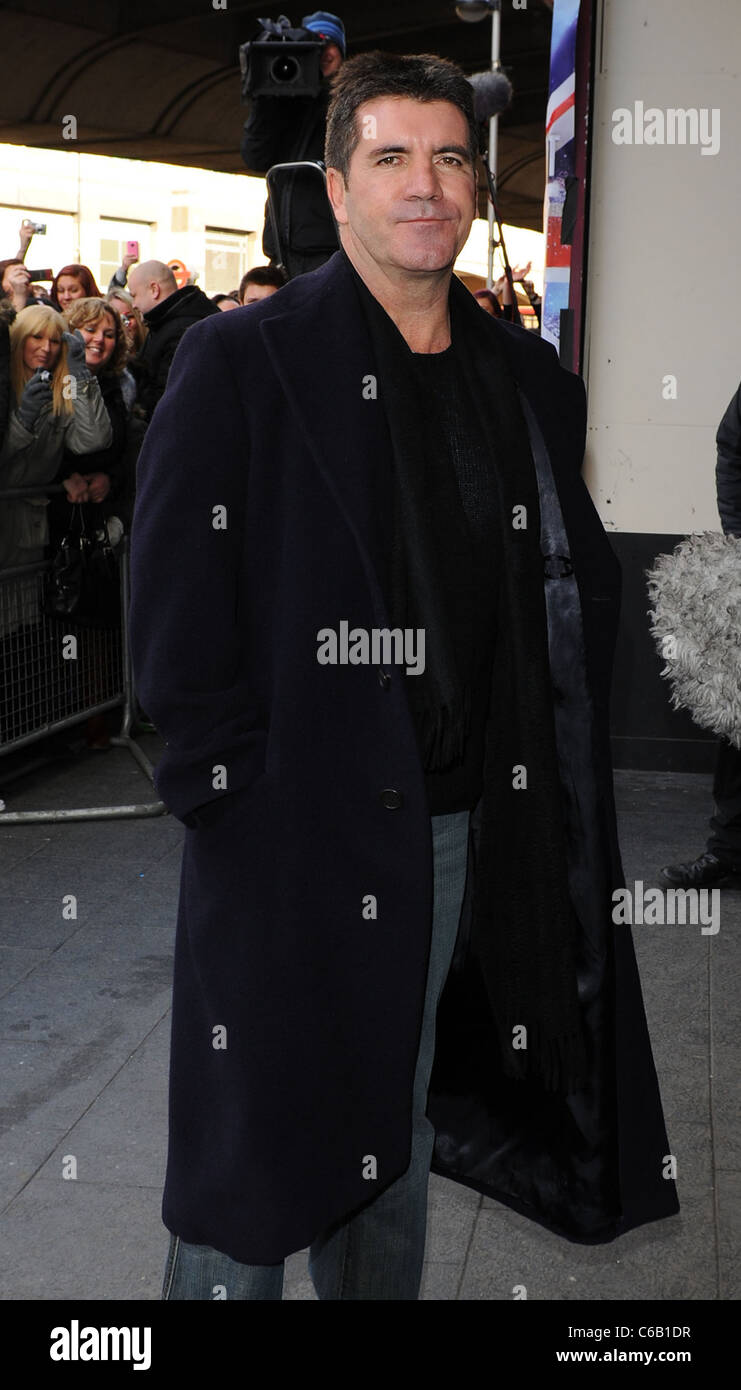 Simon Coldwell Simon Cowell The judges arrive for the 'Britains Got Talent' auditions ...