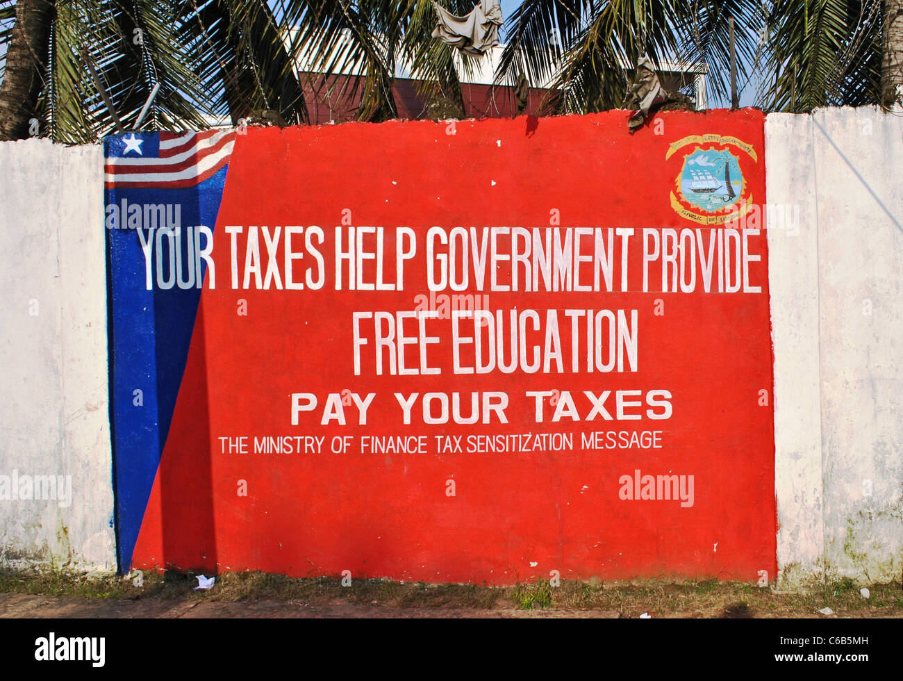 Liberia monrovia tax hires stock photography and images Alamy