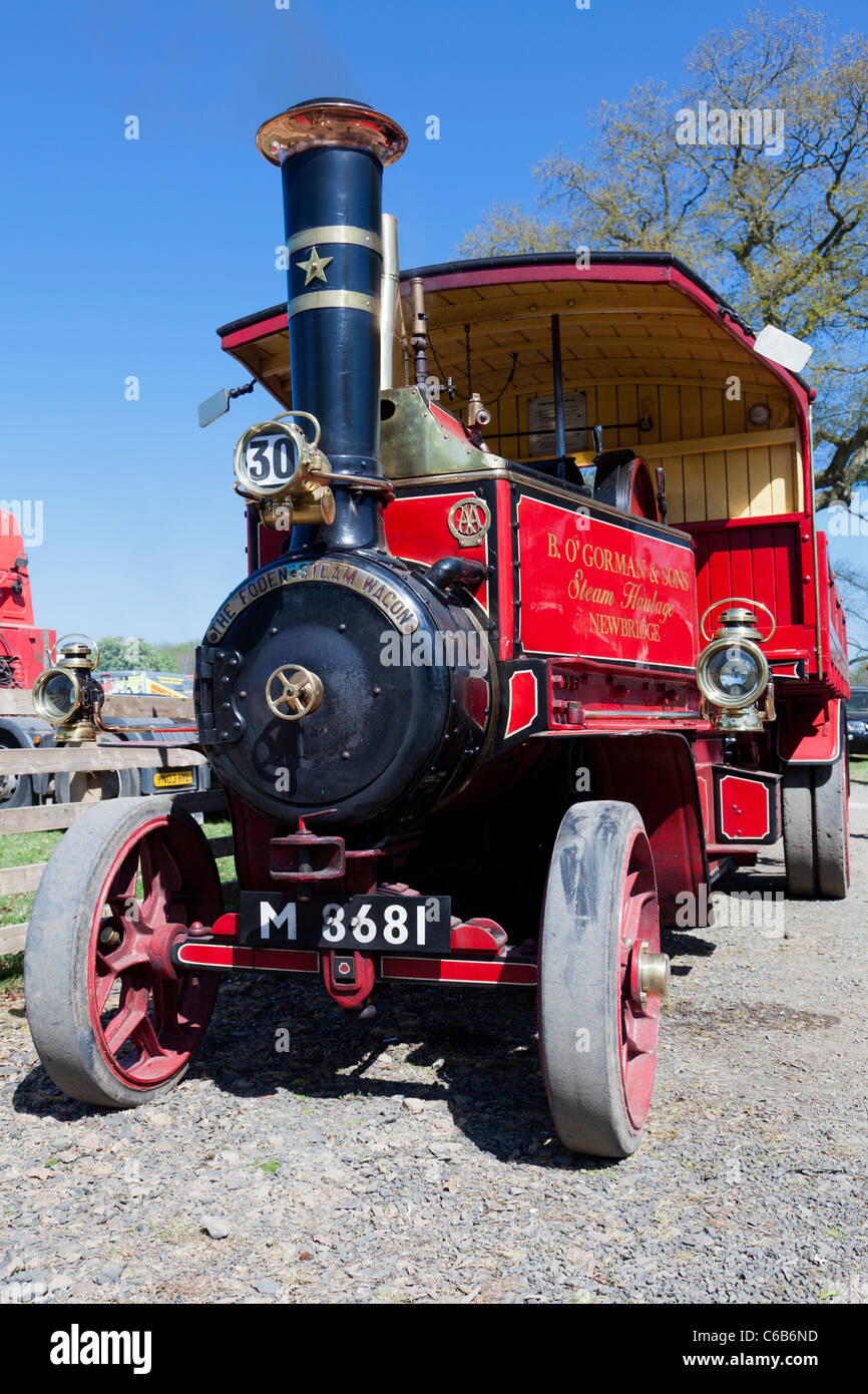 Foden 5 Ton Steam Wagon Stock Photo