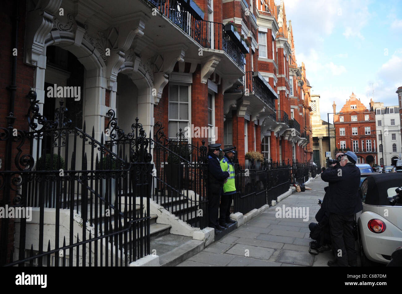 Alexander McQueen's residence in Green Street, Mayfair The fashion