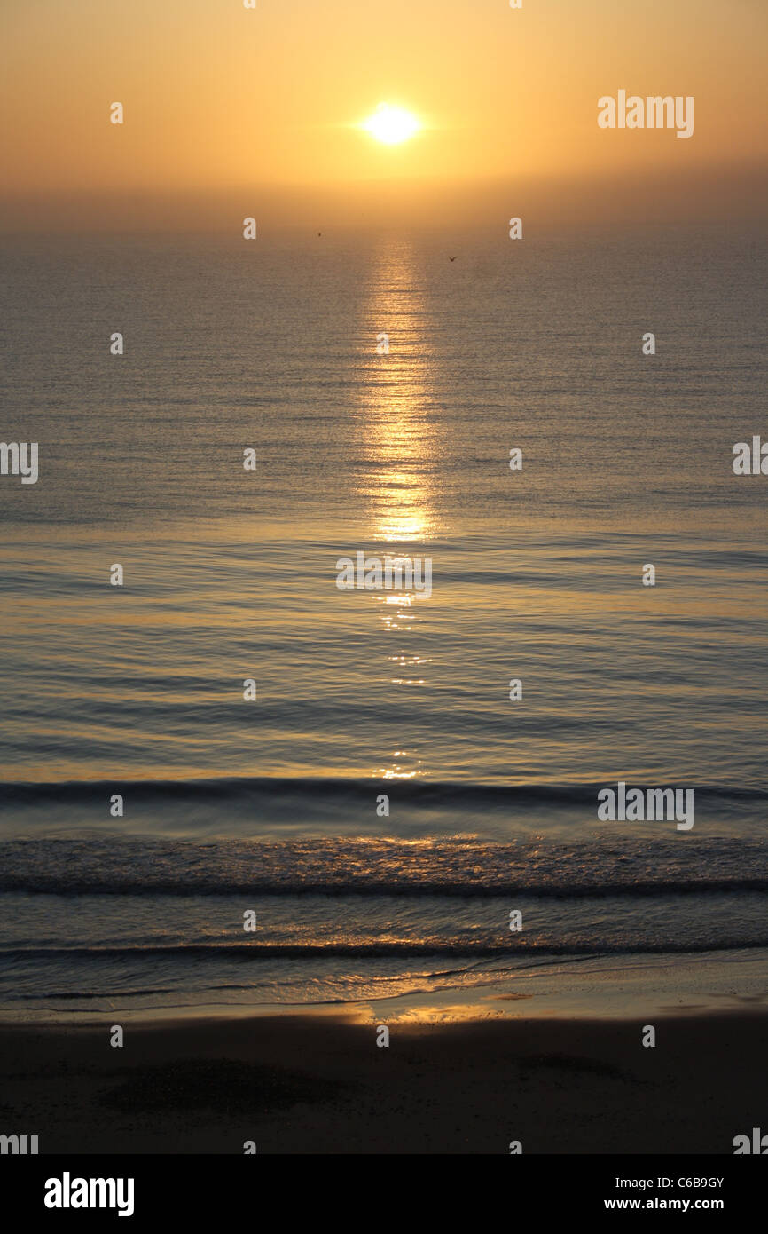 sun rise Norfolk Stock Photo