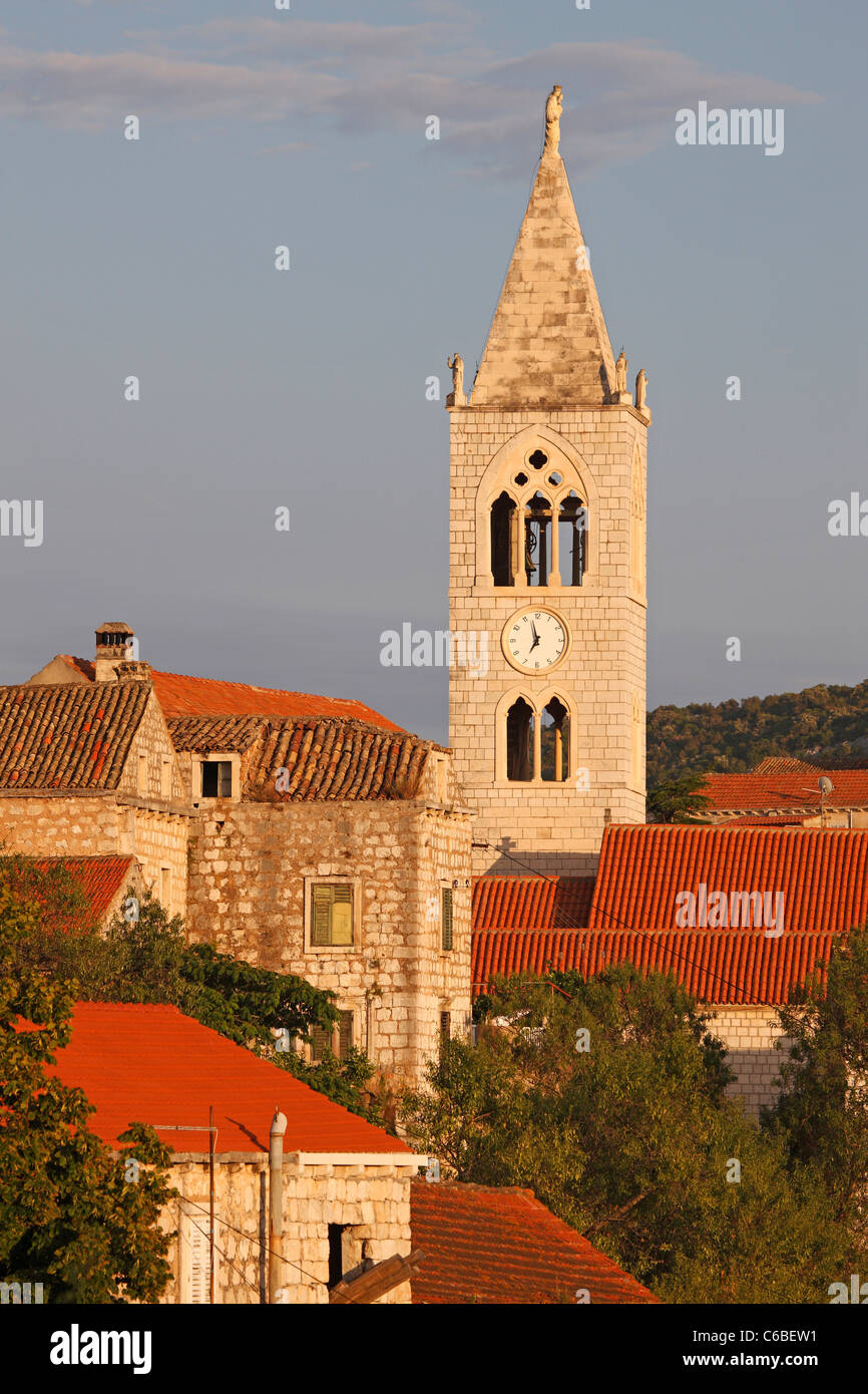 Church tower clock hi-res stock photography and images - Alamy
