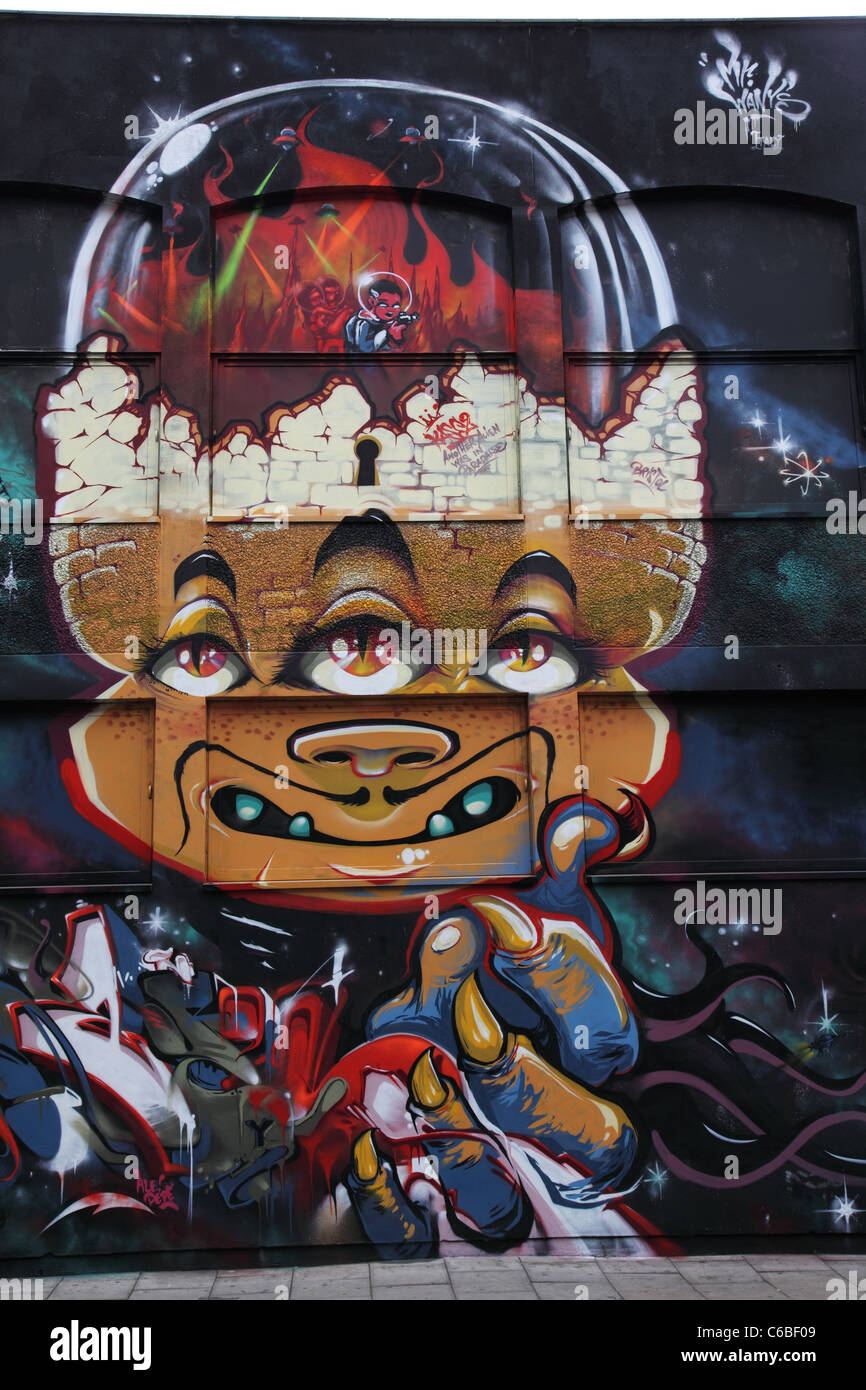 See No Evil, The Uk's largest street art project, Bristol, England