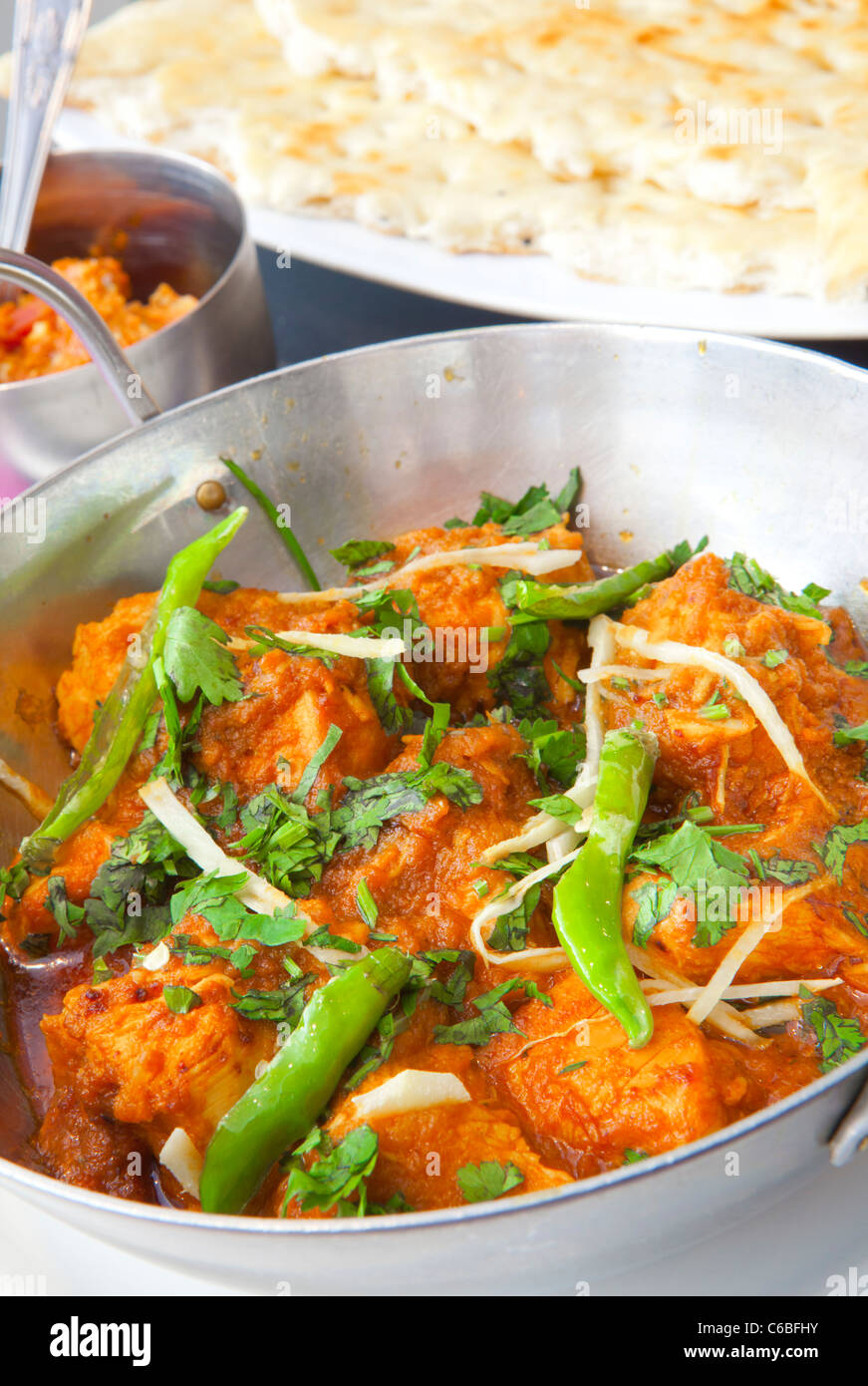 Chicken Balti, asian cuisine, Stock Photo