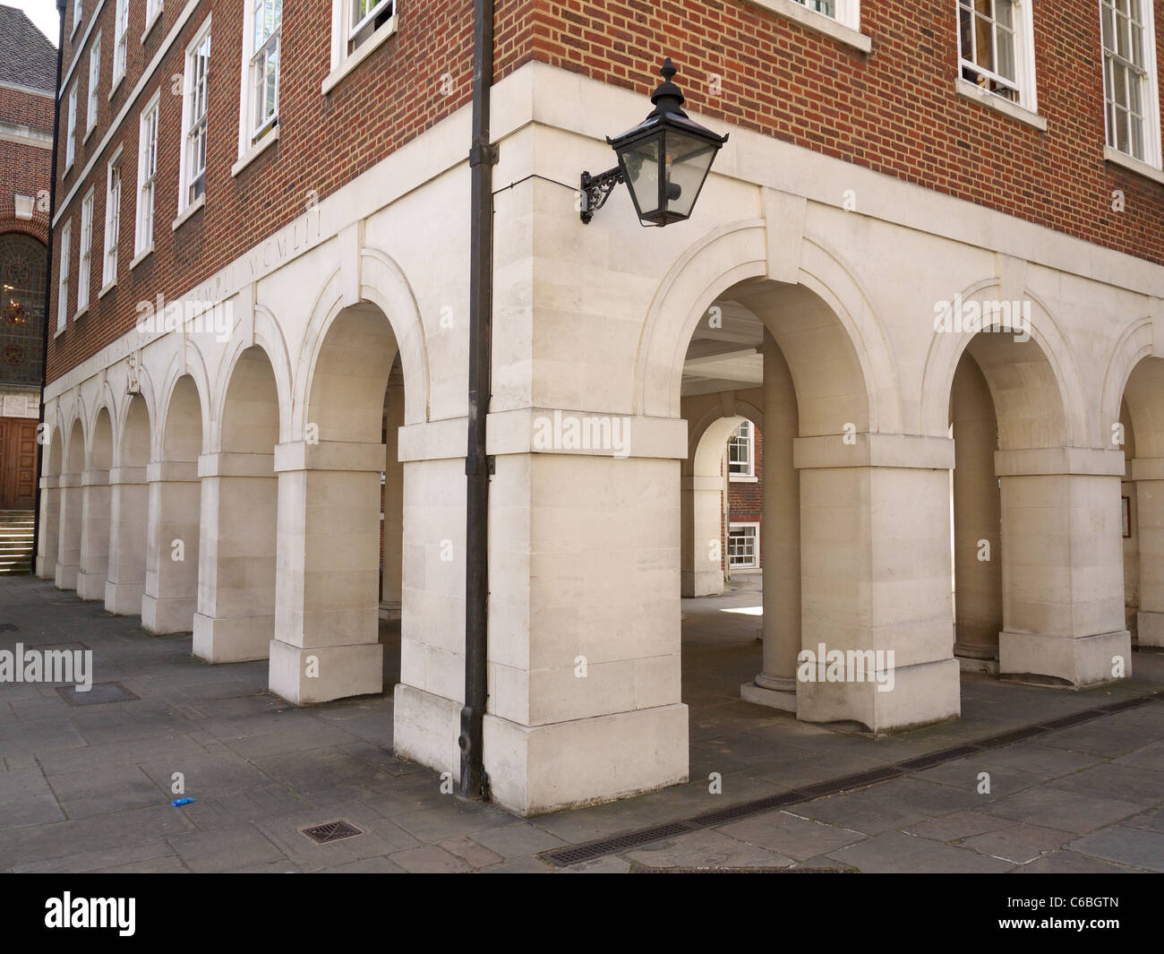 View of the Cloisters Middle Temple London UK Stock Photo