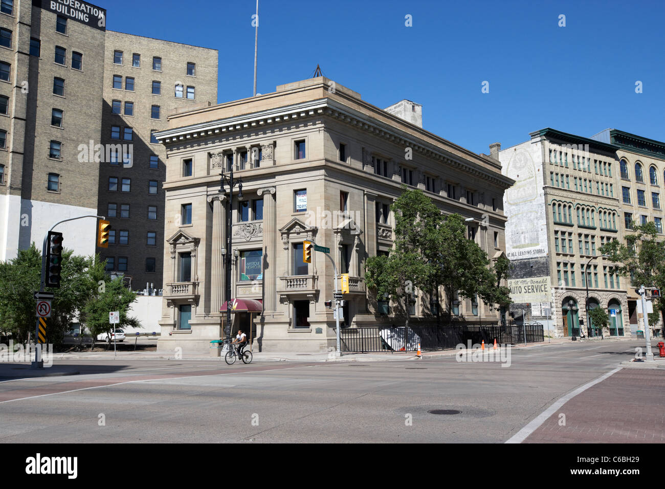 imperial bank of canada historic building now mystique downtown winnipeg manitoba