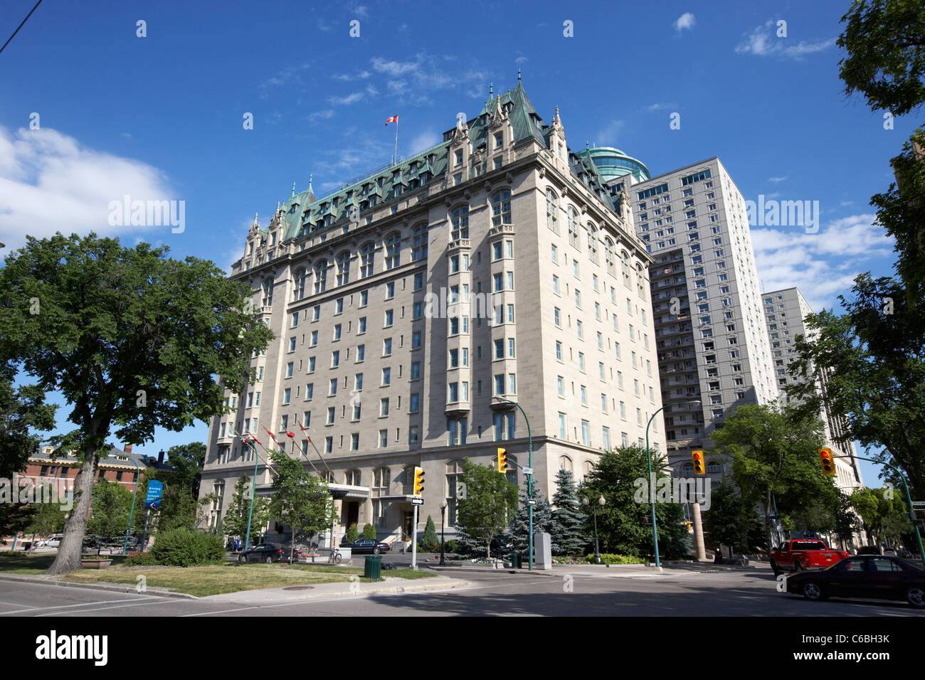 the fort garry hotel downtown winnipeg manitoba canada Stock Photo Alamy