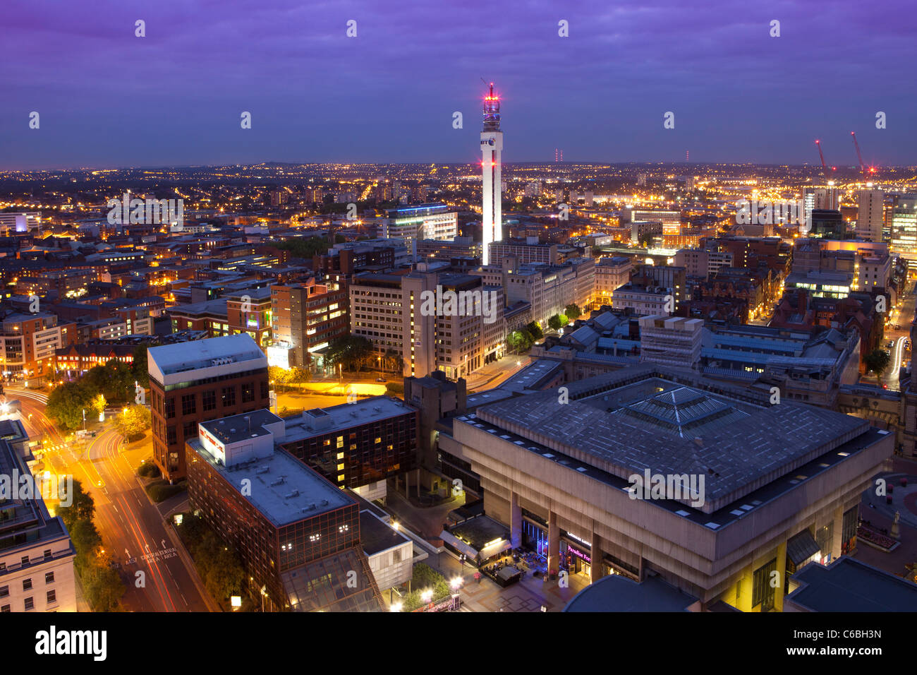 Bt tower night hi-res stock photography and images - Alamy