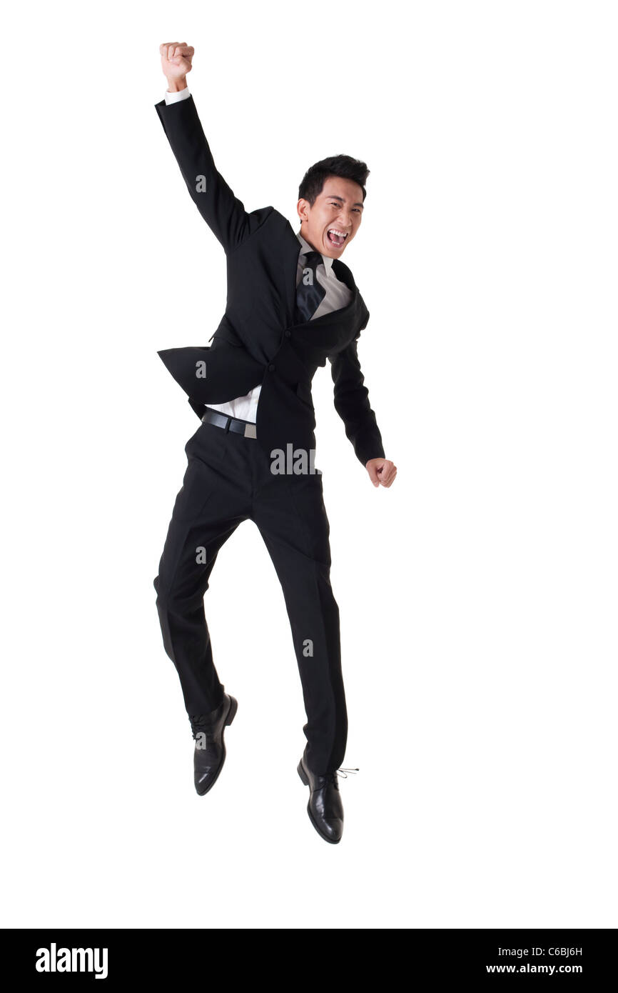 Full length action punching hires stock photography and images Alamy
