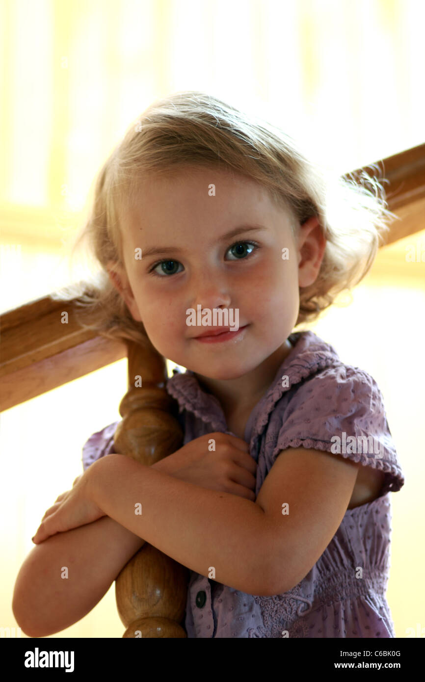 Portrait of a lovely little girl Stock Photo - Alamy