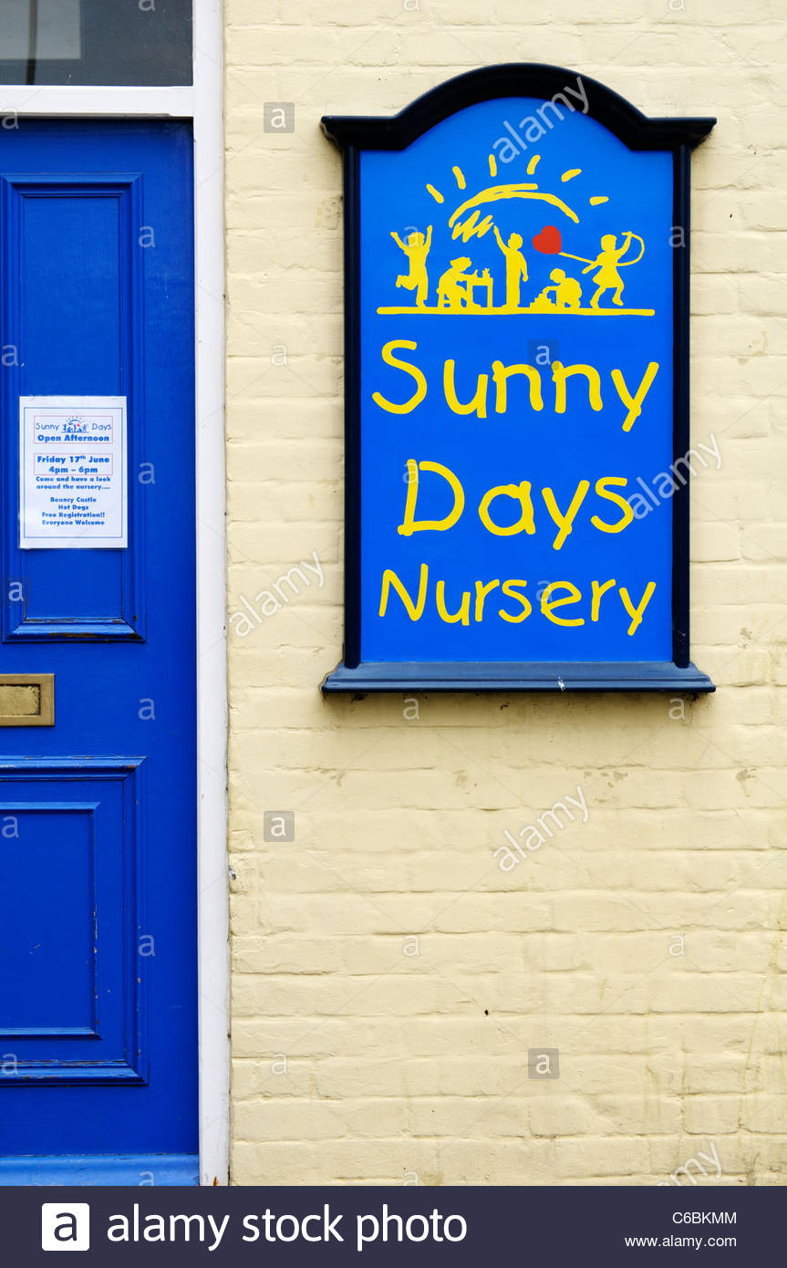 Nursery School Entrance Bridport Dorset England Stock Photo