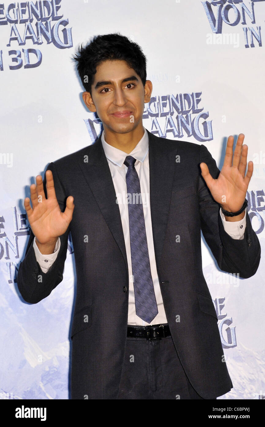 Dev Patel, at a photocall for the movie 'Die Legende von Aang' ('The Last  Airbender') at Hotel de Rome. Berlin, Germany Stock Photo - Alamy