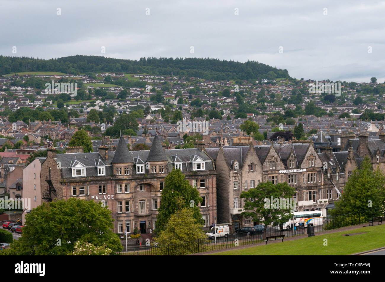 The city of Inverness in the Highlands of Scotland Stock Photo