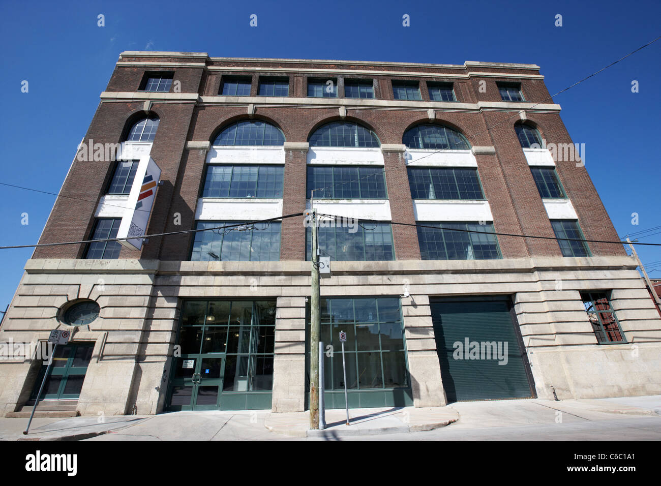 the sport for life centre and manitoba sports hall of fame museum downtown winnipeg manitoba canada Stock Photo