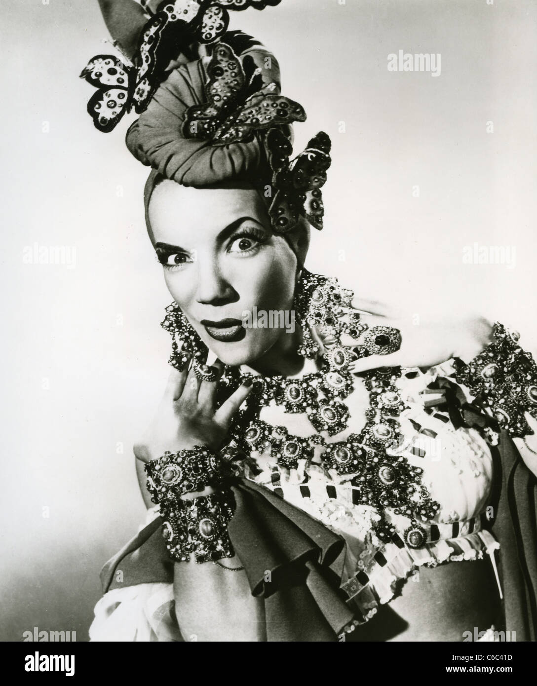 CARMEN MIRANDA (1909-1955) Portugese-Brazilian samba singer and film ...