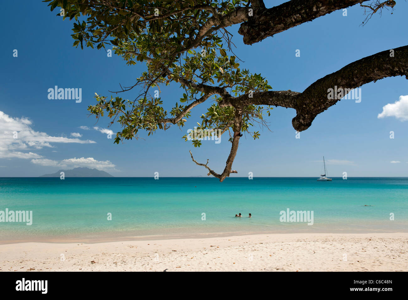 Beau Vallon Beach, Mahe, Seychelles Stock Photo Alamy
