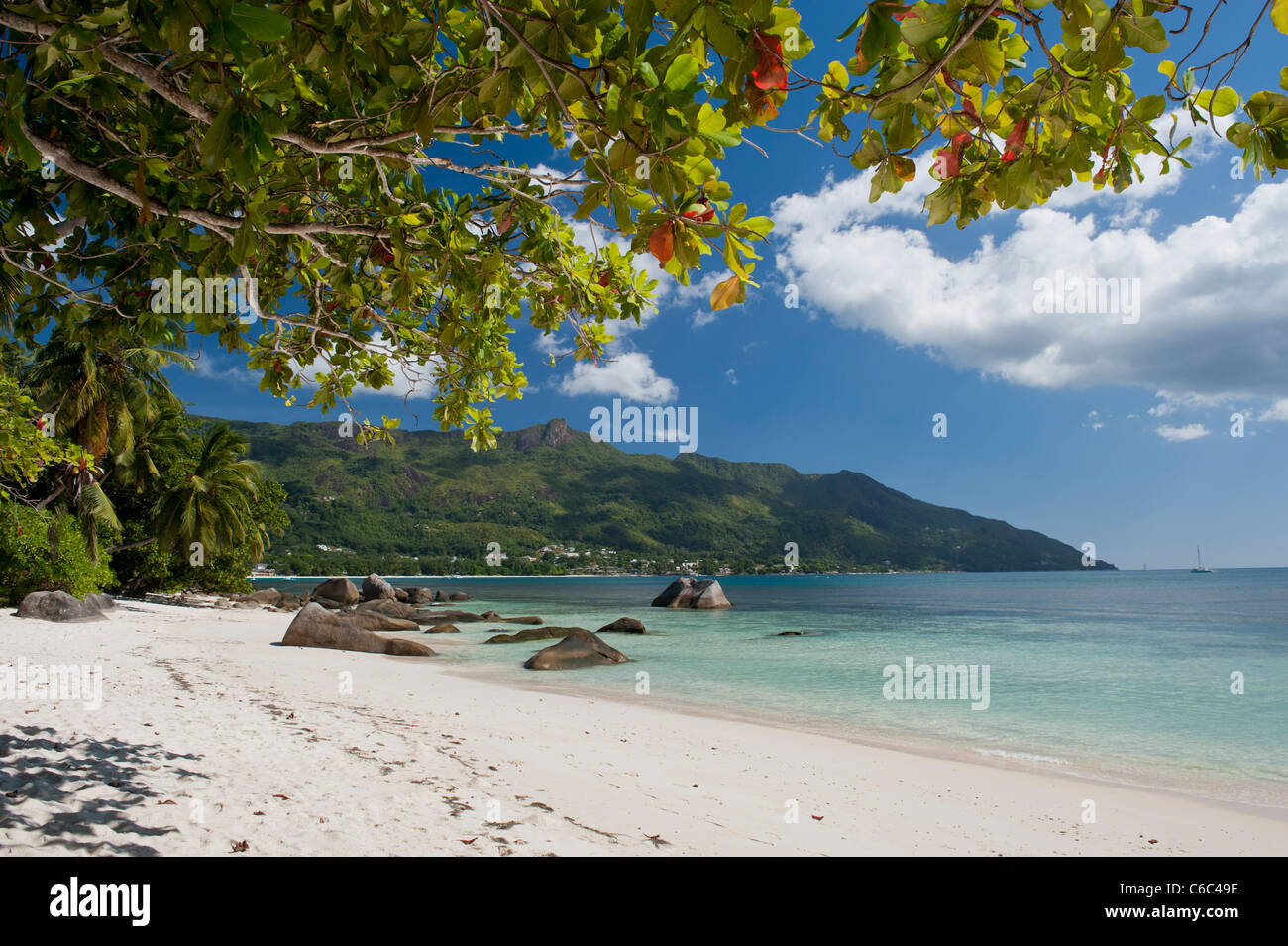 Beau Vallon Beach, Mahe, Seychelles Stock Photo Alamy