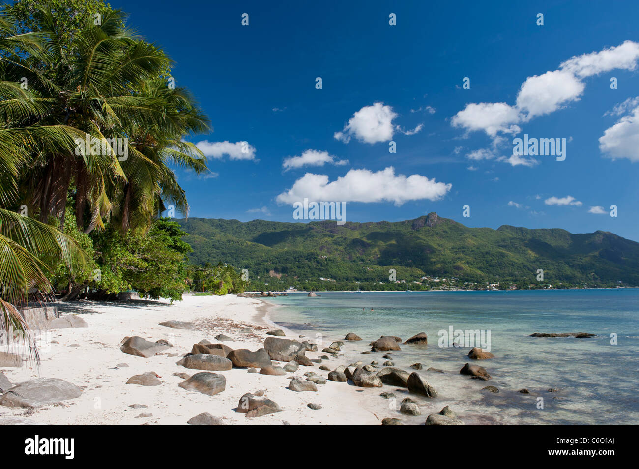Beau Vallon Beach, Mahe, Seychelles Stock Photo Alamy
