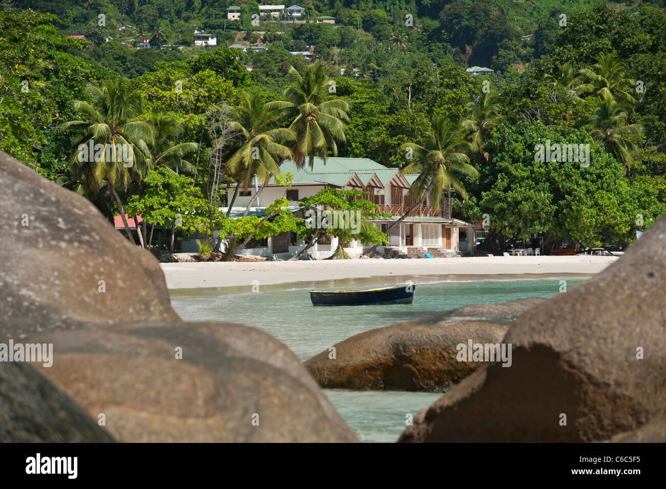 Beau Vallon Beach, Mahe, Seychelles Stock Photo Alamy