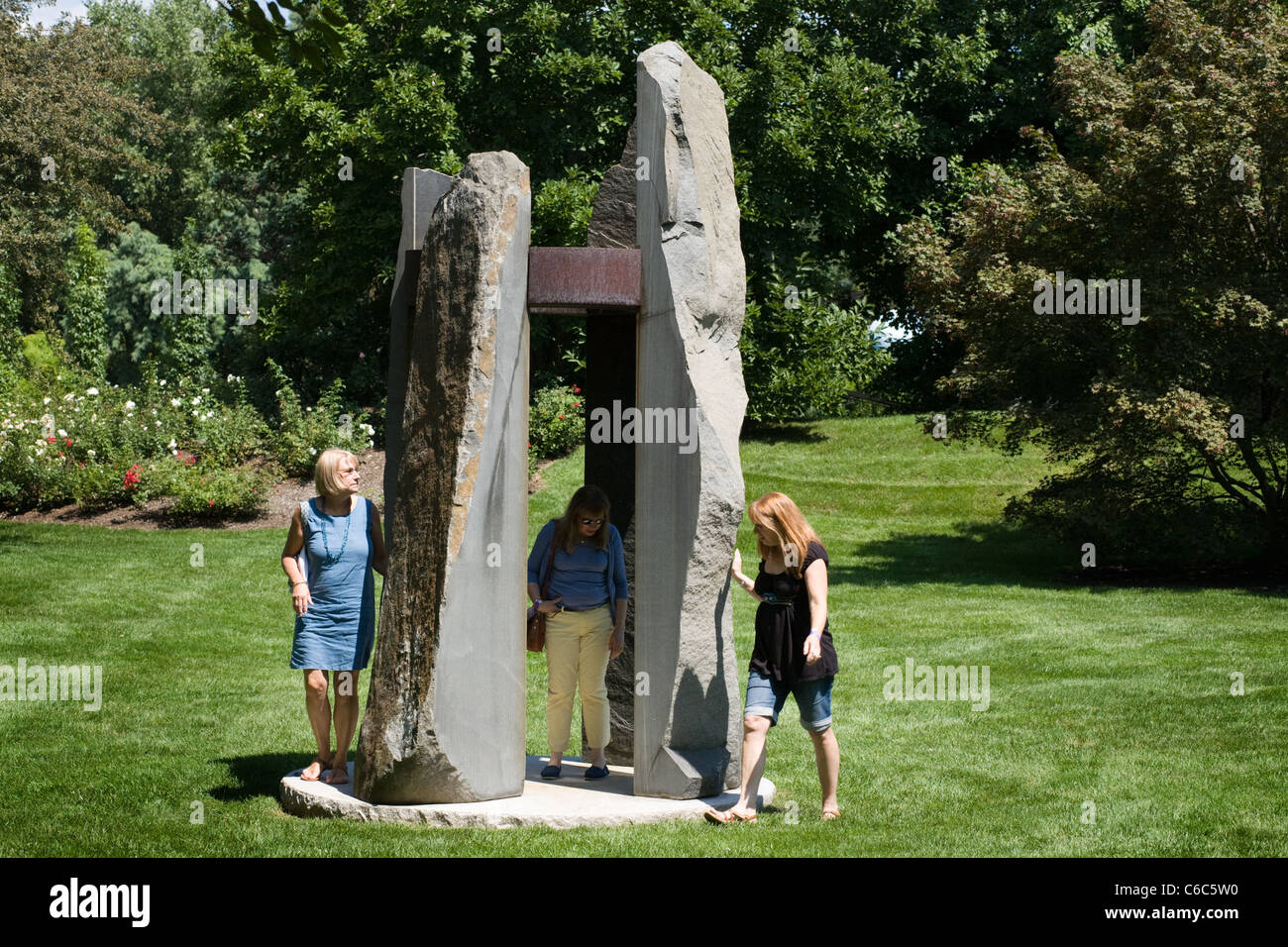 Grounds for Sculpture, Trenton, New Jersey Stock Photo