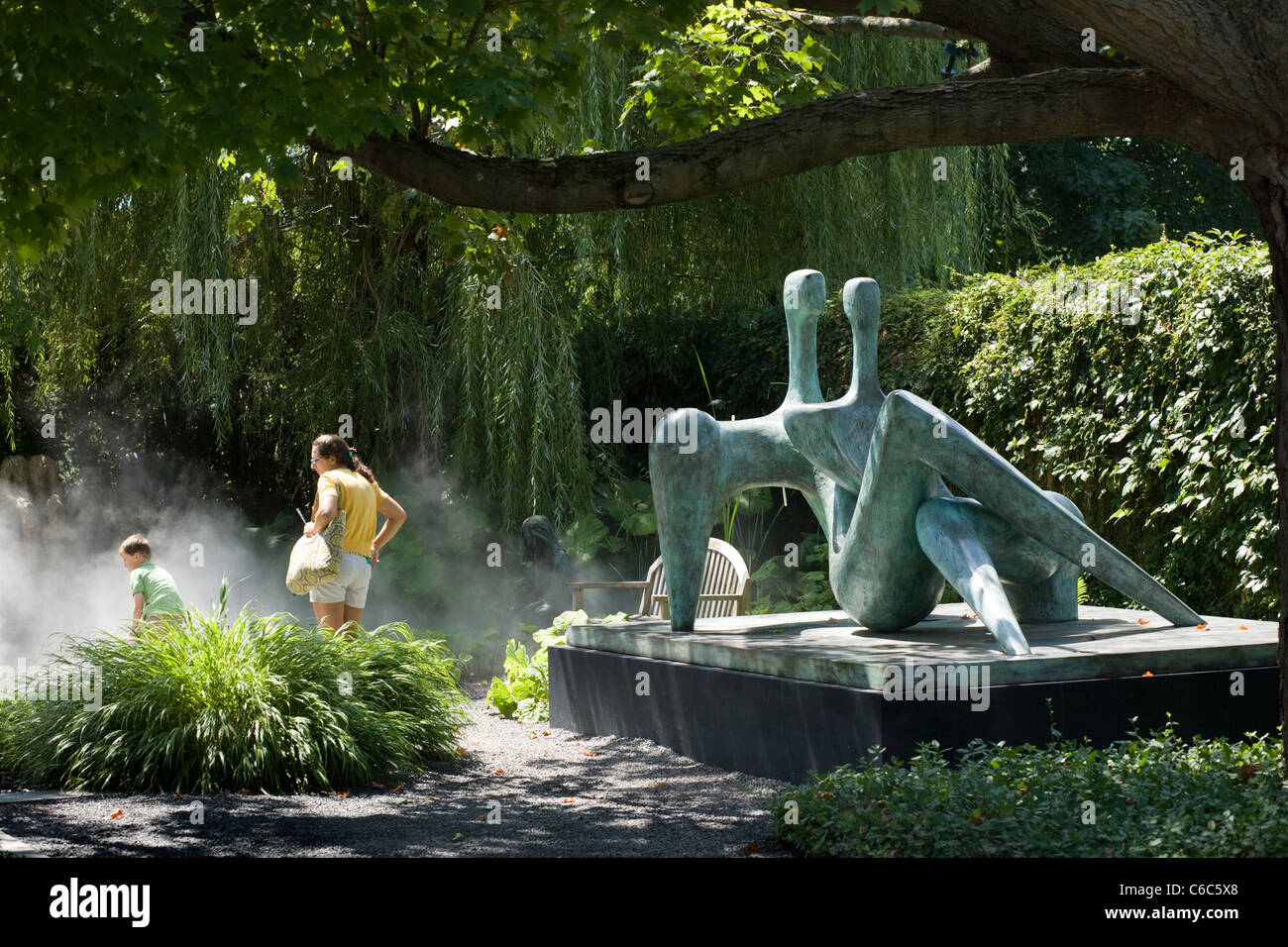 Grounds for Sculpture, Trenton, New Jersey Stock Photo