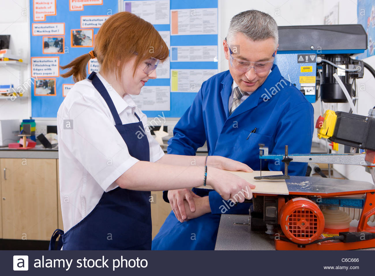 Woodwork Lesson Stock Photos & Woodwork Lesson Stock Images Alamy
