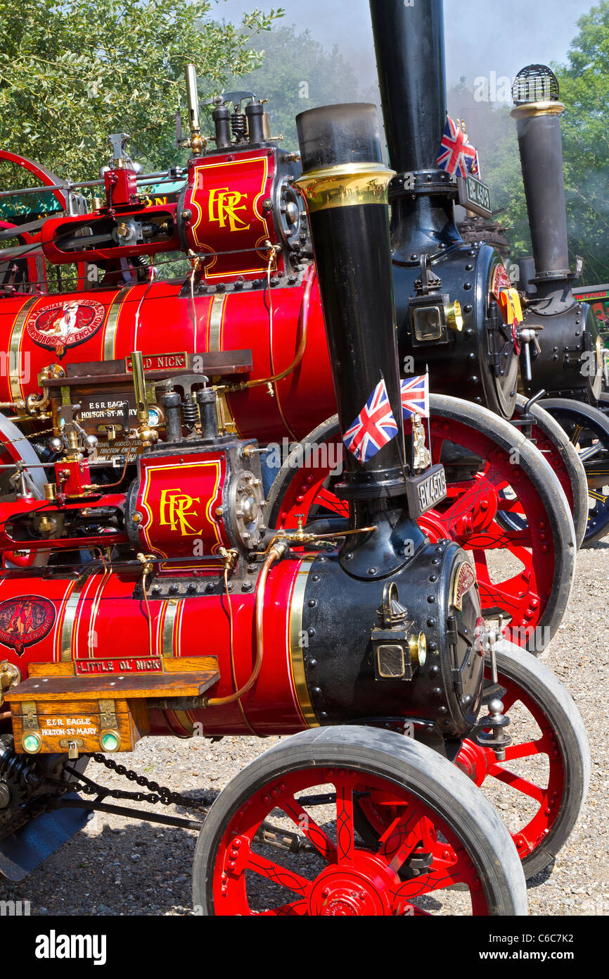 1908 Marshall agricultural steam engine "Old Nick" with it's scale