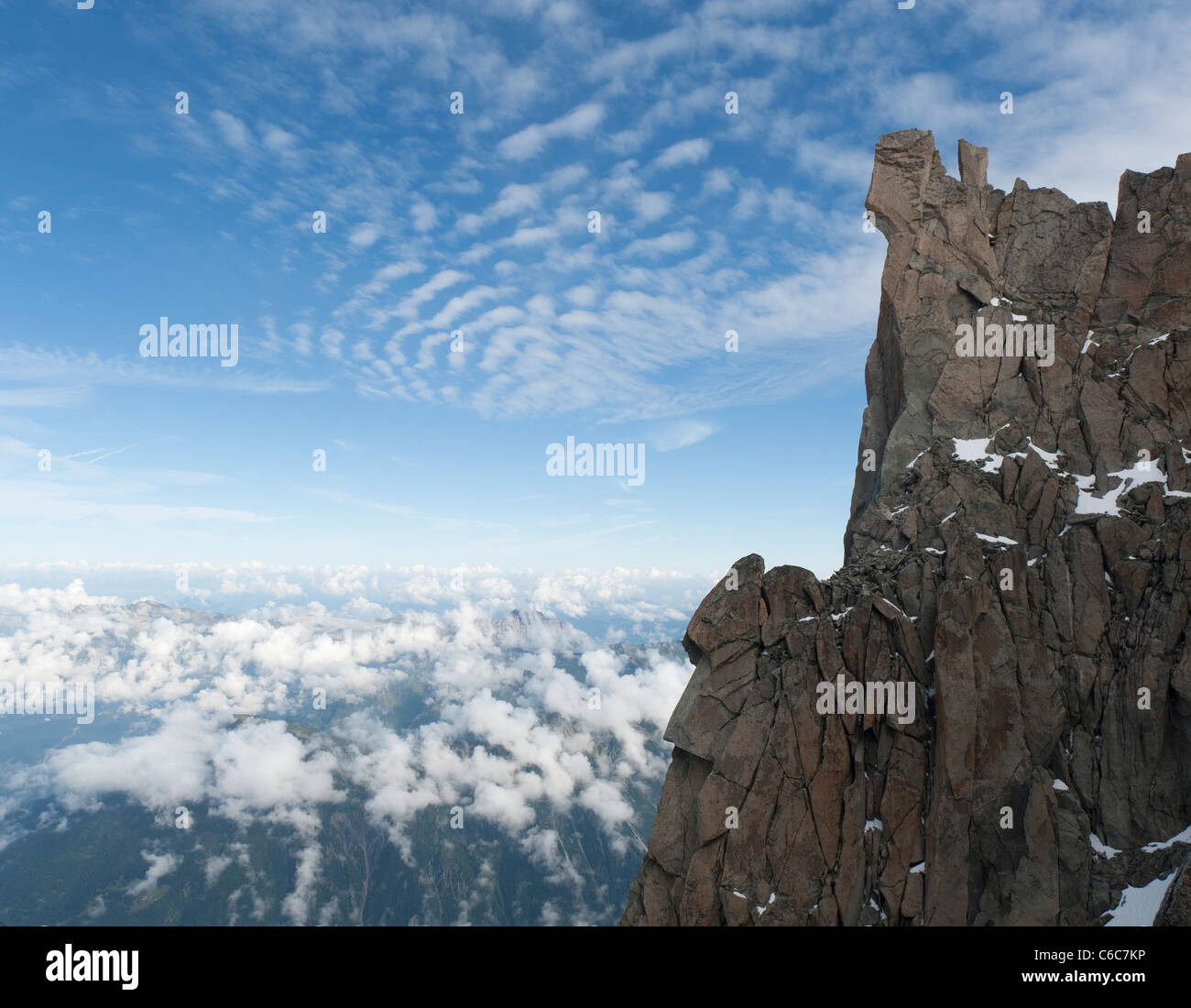 Aiguille du midi ridge hi-res stock photography and images - Alamy