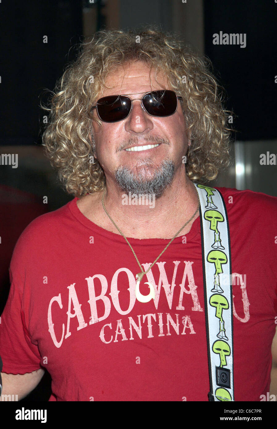 Rocker Sammy Hagar hosts a preconcert party at the Cabo Wabo Cantina