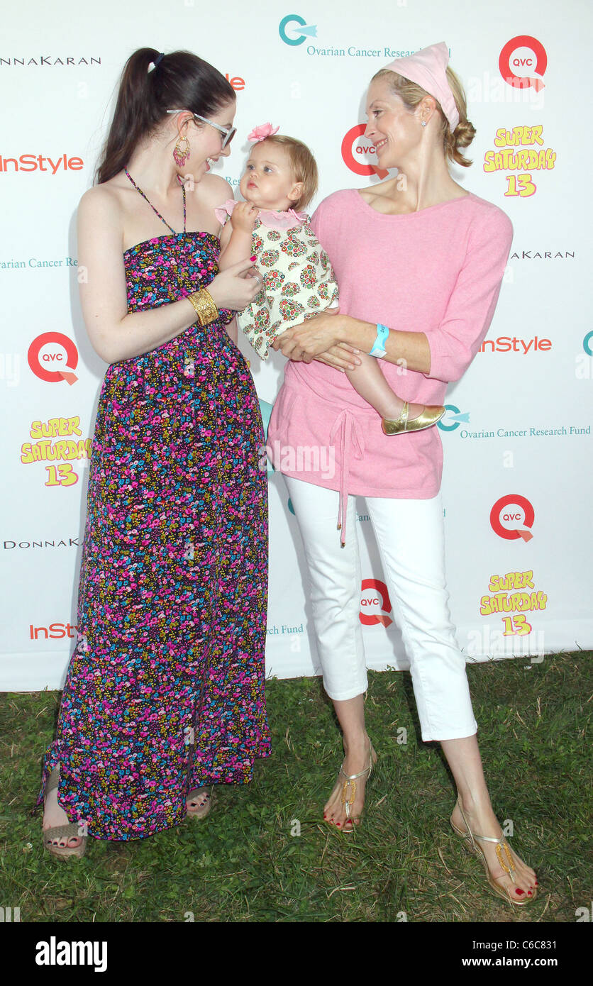 Michelle Trachtenberg, Kelly Rutherford and baby Helena attend Super