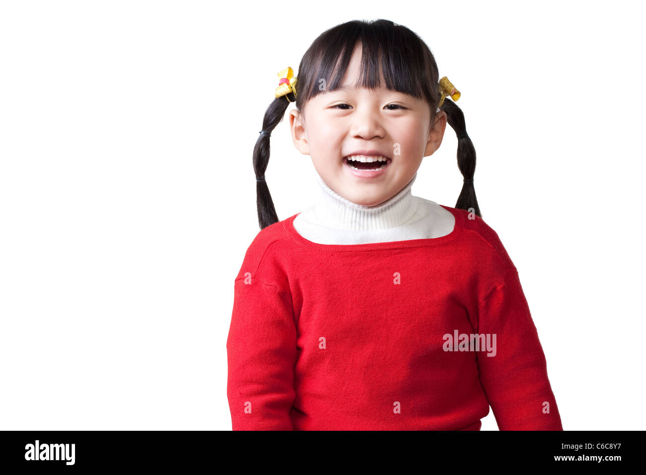 Cute Chinese girl Stock Photo