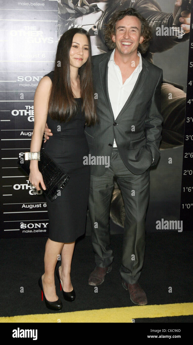 Steve Coogan China Chow Attend The Ny Movie Premiere Of The Other Guys At The Ziegfeld Theatre New York City Usa 02 08 10 Stock Photo Alamy
