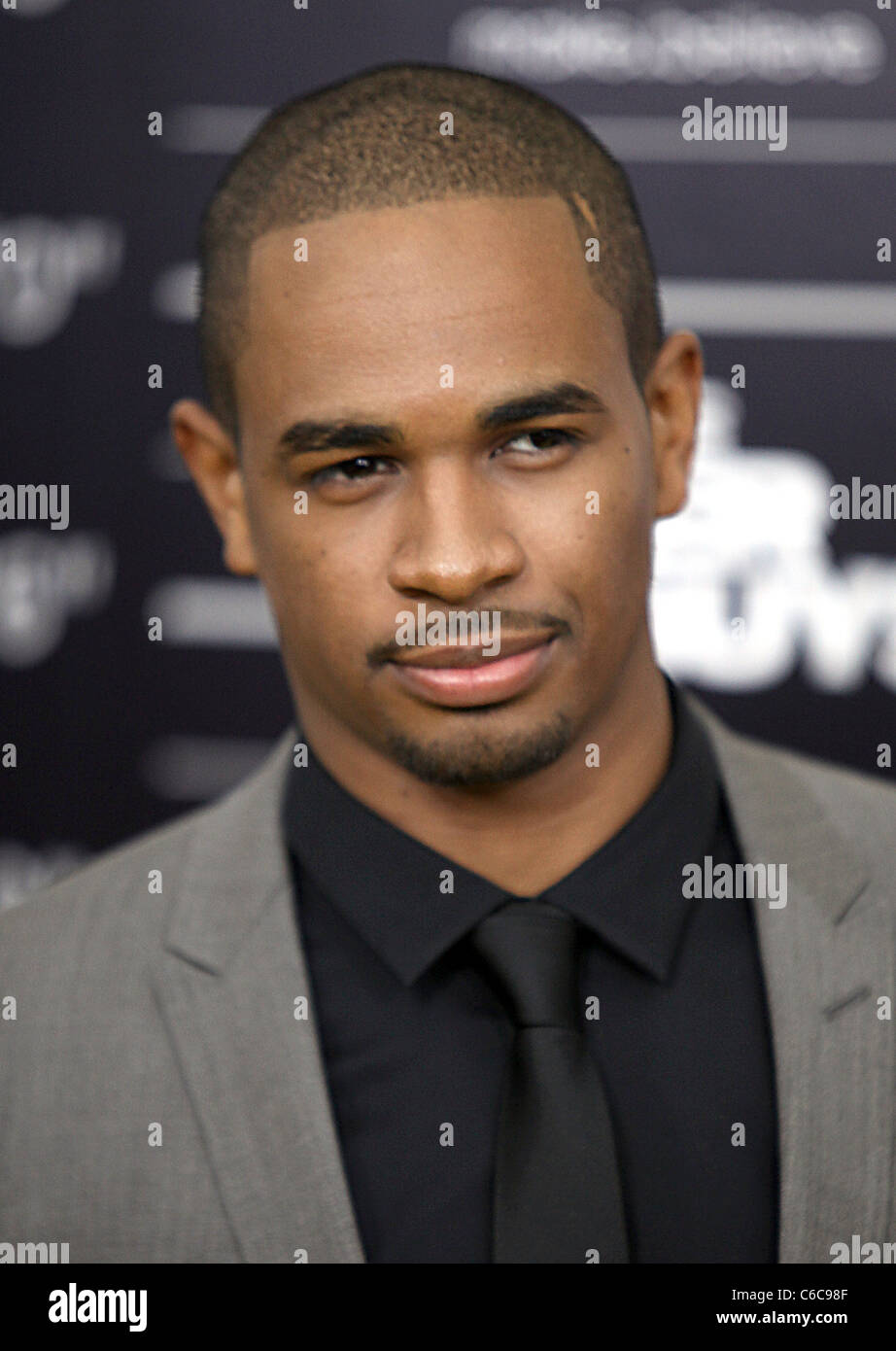 Damon Wayans Jr. attend the NY movie premiere of 'The Other Guys' at the Ziegfeld Theatre New York City, USA - 02.08.10 Stock Photo