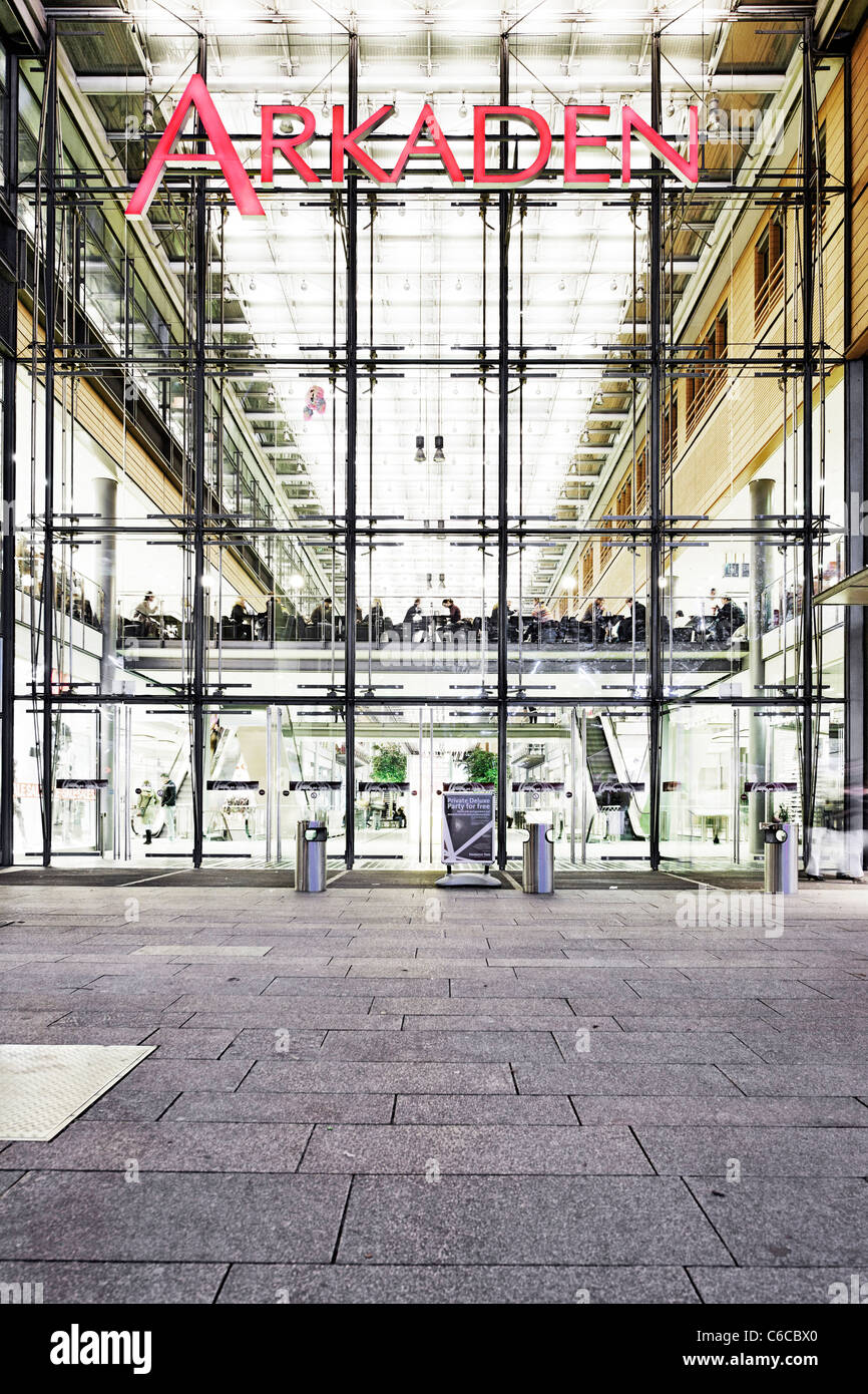 Arkaden arcades at Potsdamer Platz square, Festival of Lights, Berlin, Germany, Europe Stock