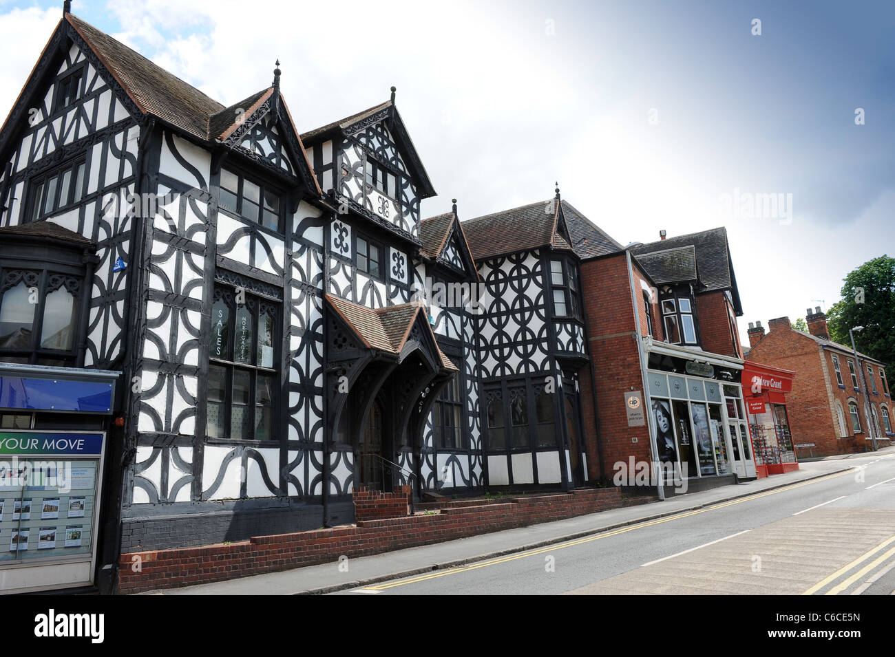 Bromsgrove Tudor House AD 1572 Worcestershire Uk Stock Photo Alamy