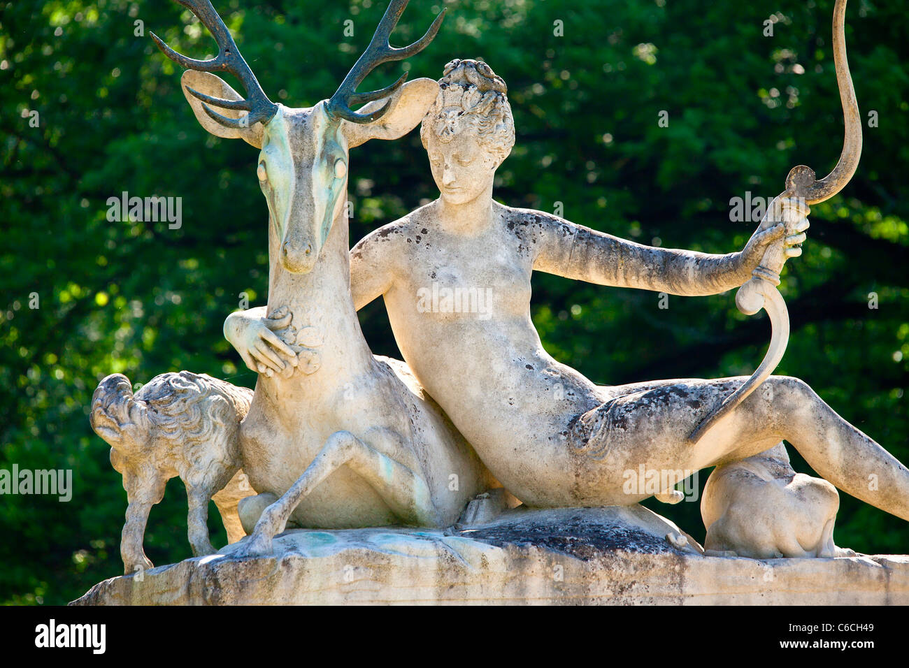 Europe, France, Yvelines (78), Rambouillet, Chateau of Rambouillet Stock Photo
