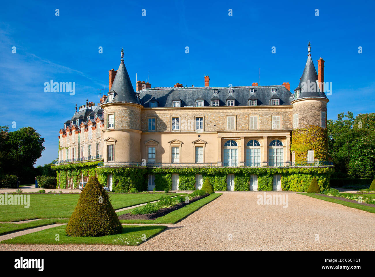 Europe, France, Yvelines (78), Rambouillet, Chateau of Rambouillet Stock Photo