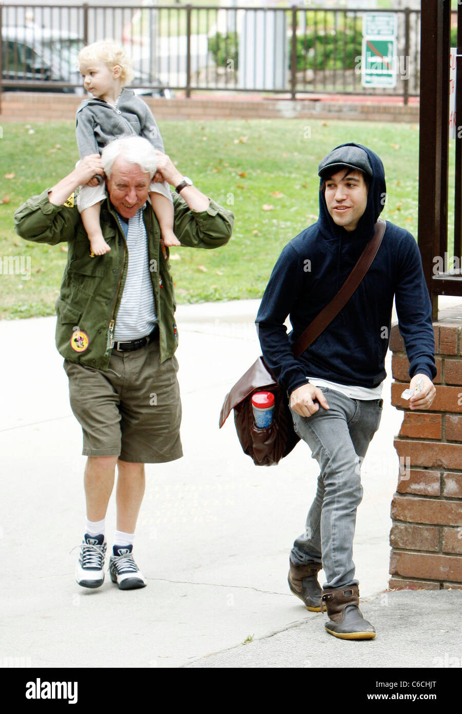 Pete Wentz spends an afternoon with his father Dale Wentz and son Bronx
