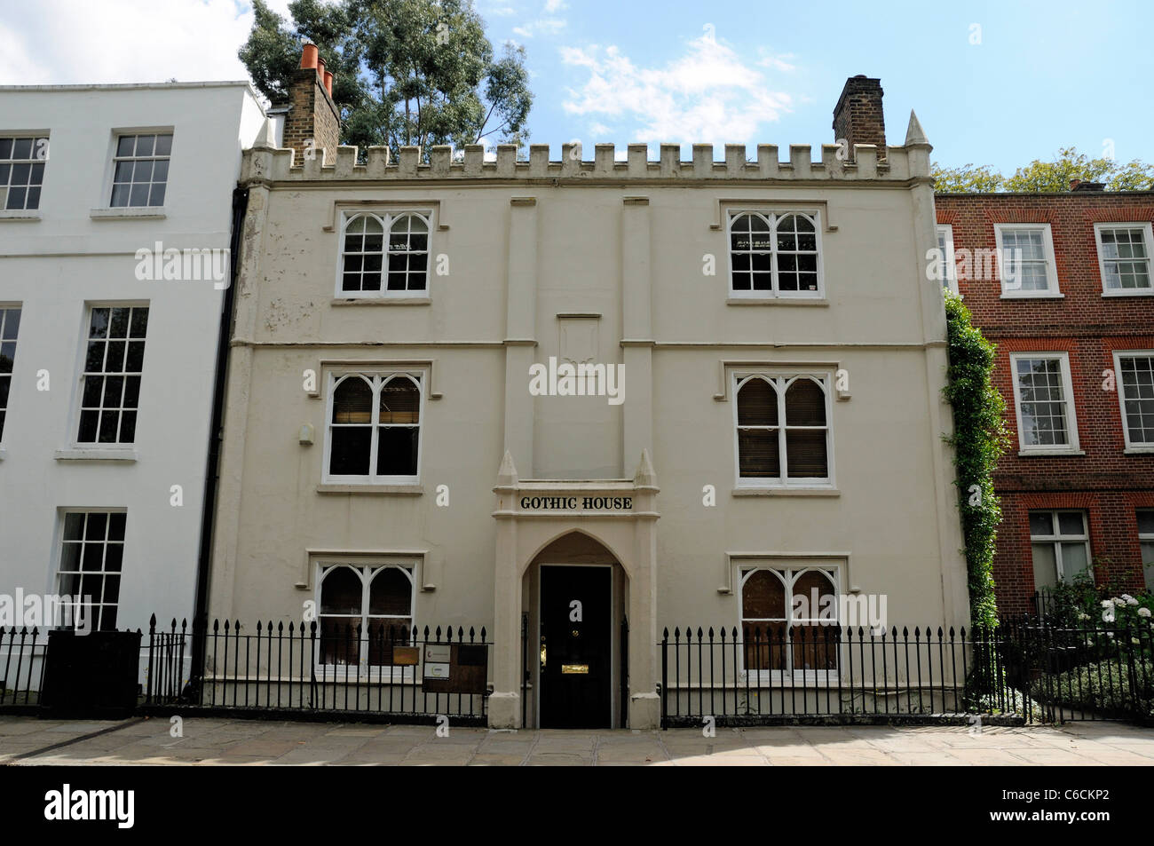 Gothic House The Green Richmond upon Thames Surrey England UK Stock