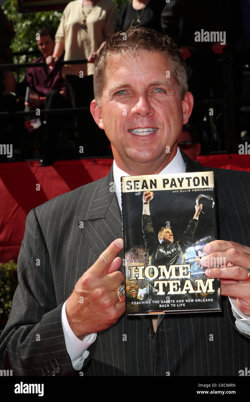 Sean Payton 2010 ESPY Awards at Nokia Theatre L.A. Live Arrivals Los
