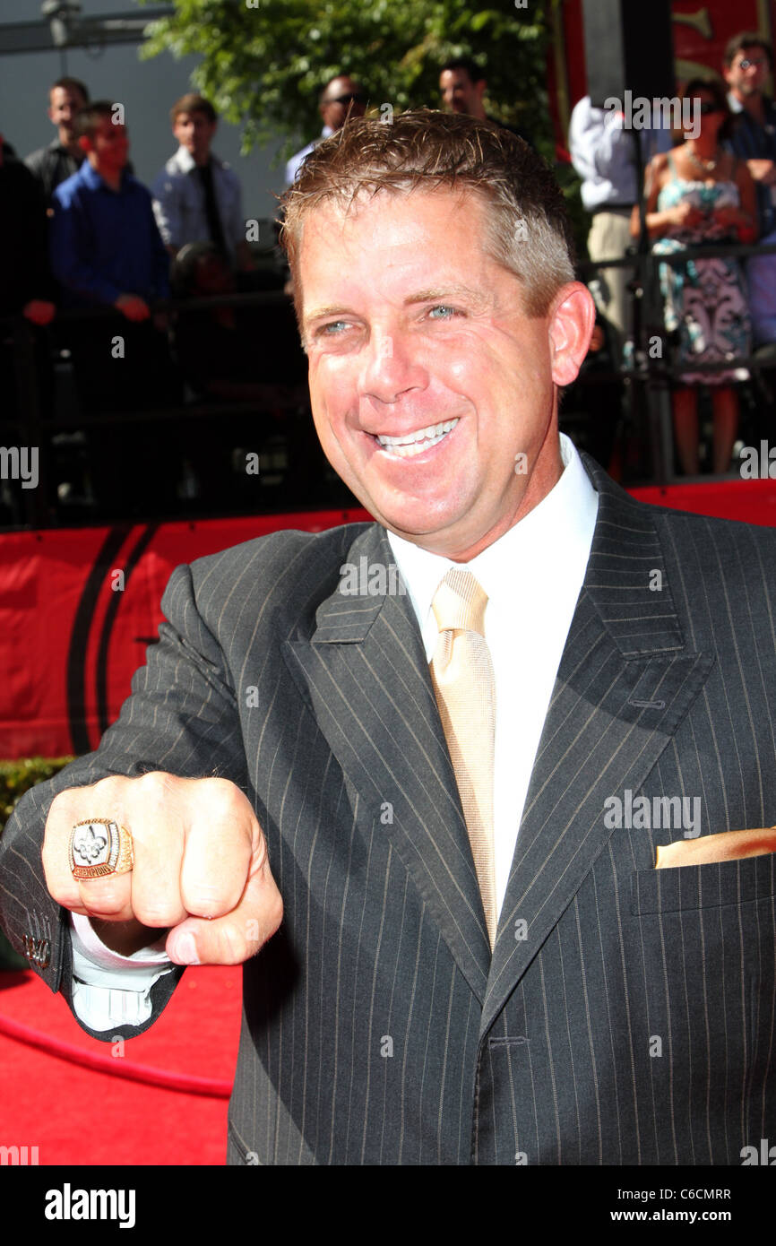 Sean Payton 2010 ESPY Awards at Nokia Theatre L.A. Live Arrivals Los